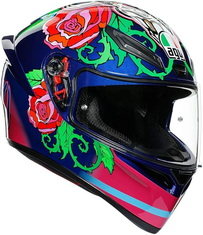 agv 摩托车头盔 全盔 k1 salom l (59-60厘米) 028191iy006-l 蓝色